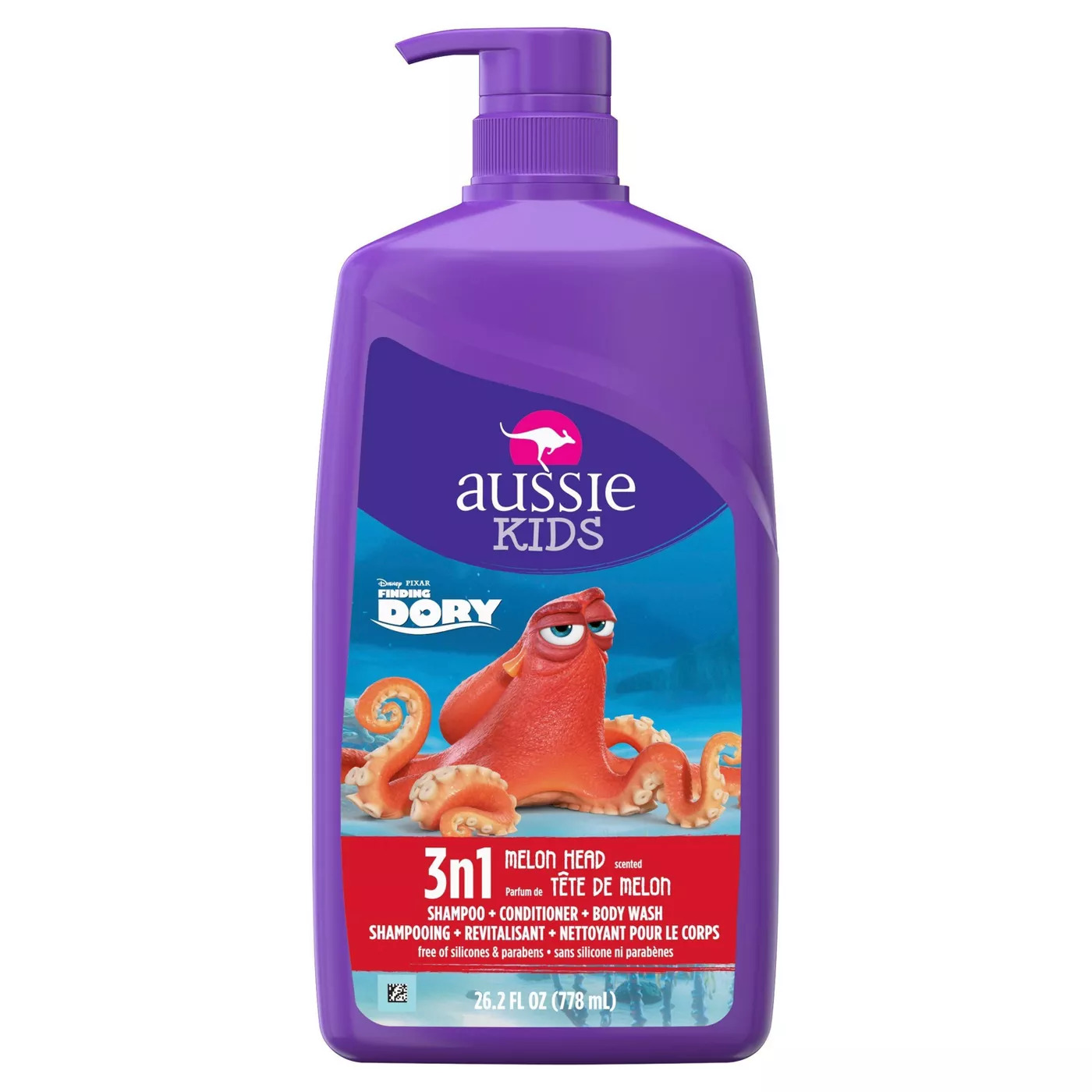 ผลิตภัณฑ์แชมพู 3-in-1 สำหรับเด็ก Aussie Kids Melon Head Shampoo Conditioner & Body Wash - 26.2 fl oz