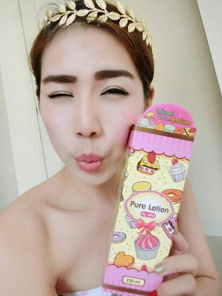 โลชั่นเจลลี่ ผิวขาวสูตรพิเศษ (Pure Lotion by Jello)