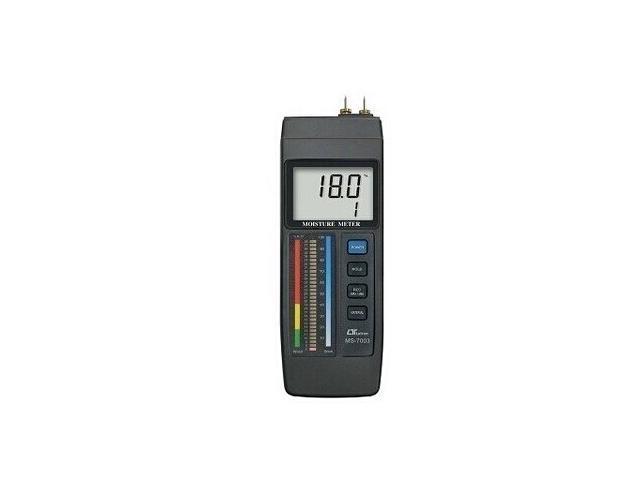 Lutron Concrete & Wood Moisture Meter 0-100% (MS-7003) LCD & LED Bar Display
