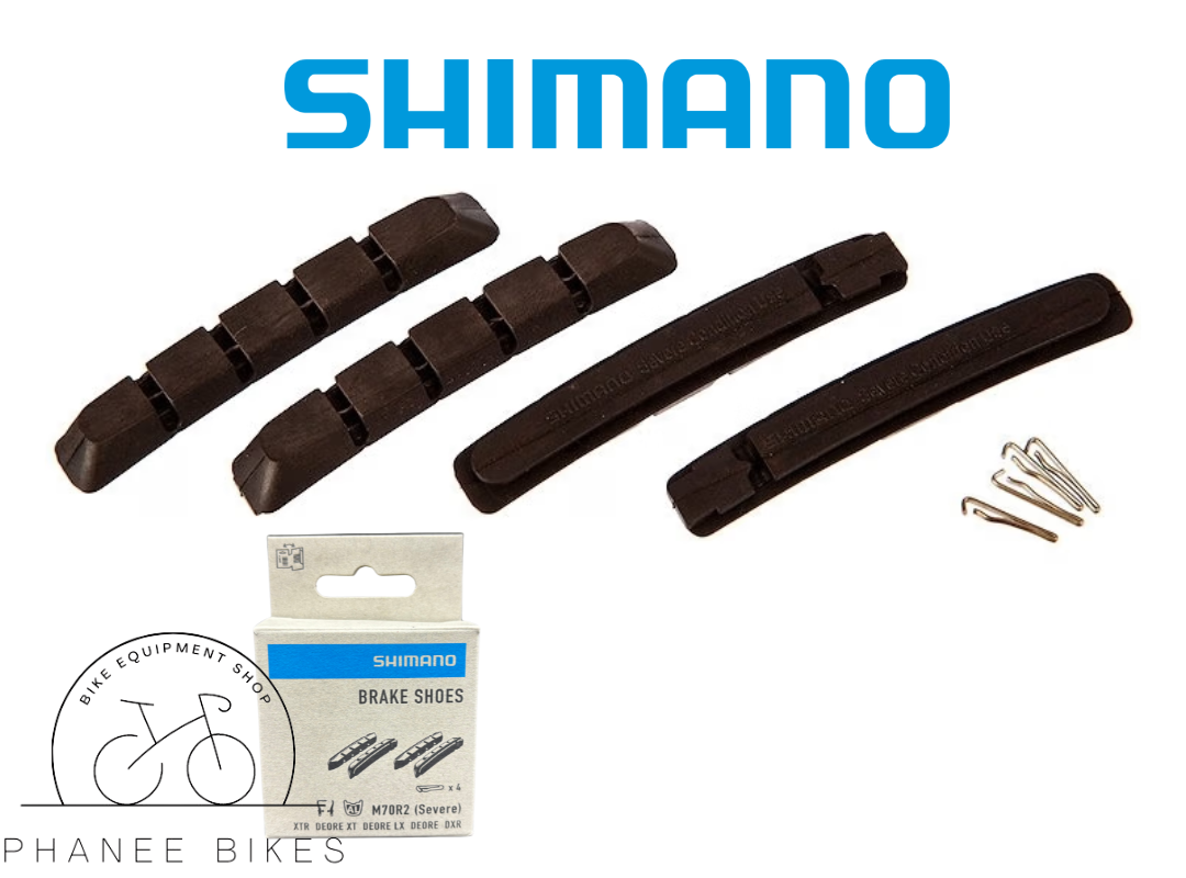 ผ้าเบรค SHIMANO EXTREME USE M70R2 BRAKE PADS FOR XTR, XT, LX, DEORE, DXR- 2 PAIRS