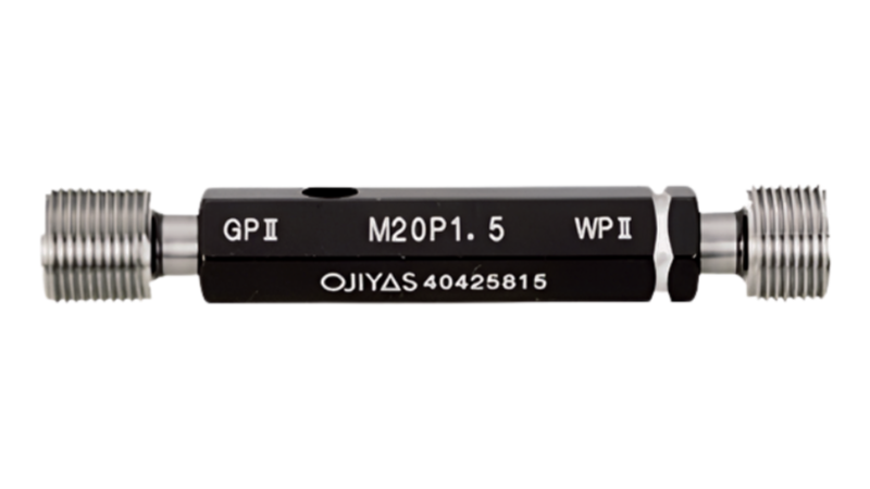 OJIYAS รหัสสินค้า M24P1.25-GPIP2 เกจวัดเกลียวในมาตรฐานญี่ปุ่น,Thread plug gauge(metric coarse,JIS class2) M24X1.25-GPIP2