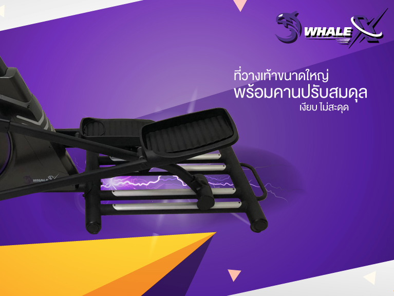Elliptical เครื่องเดินวงรี V-Tech รุ่น WHALE-XE ลดเพียบ! ติดต่อ