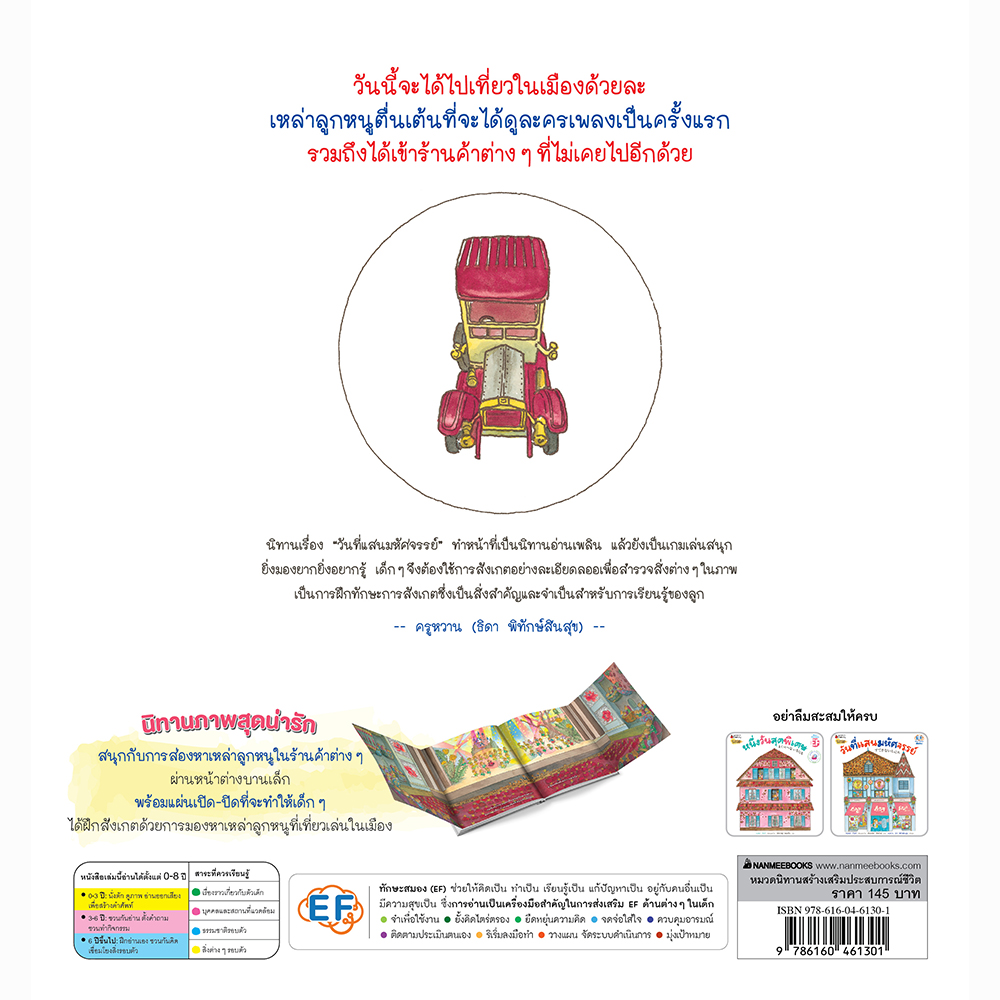 วันที่แสนมหัศจรรย์(ปกอ่อน) 3 ปี+