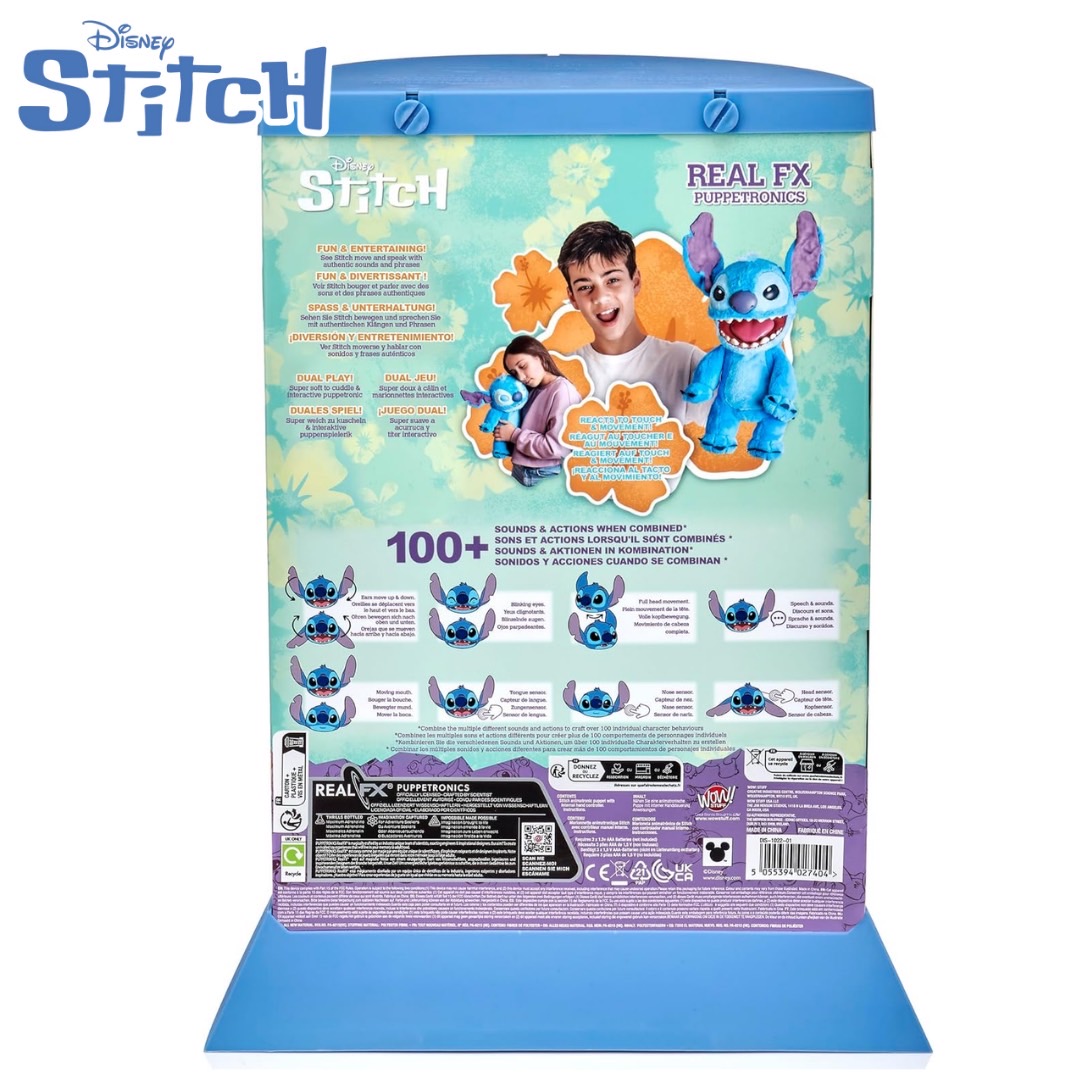 นำเข้า 🇺🇸 🌈 พบกับStitch Puppetronic by RealFX จาก Disney's Lilo & Stitch โดย WOW! Stuff ✨พูดได้! ขยับได้! ราคา 6,890 บาท