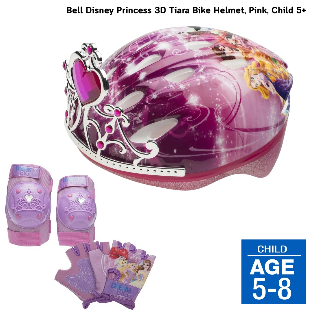 Bell - Disney Frozen Protective Helmet ,Pad and Glove Safety Set
