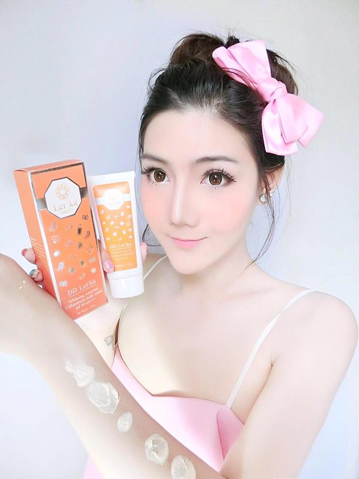 เลอค่า ดีดี ครีม DD Ler'ka Whitening sunscreen ครีมบำรุง และกันแดด 60 เท่า