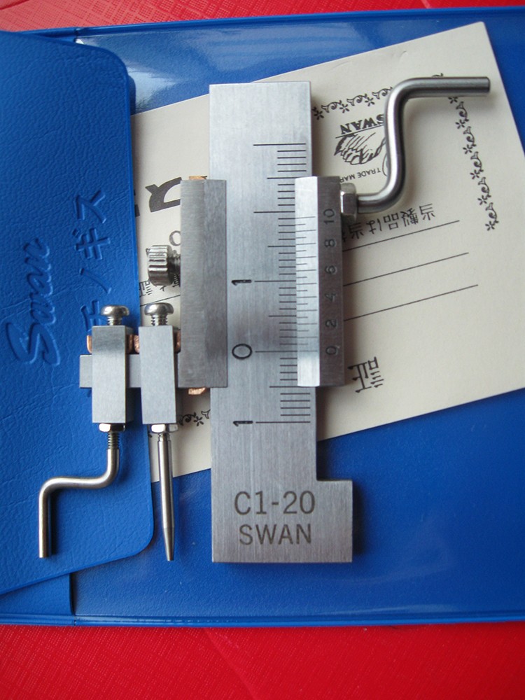 Swan รุ่นC1-20มาตรวัดระดับแบบสเกลLevel Gauge,Meas.range:±10mm.,Division Value:0.05mm.