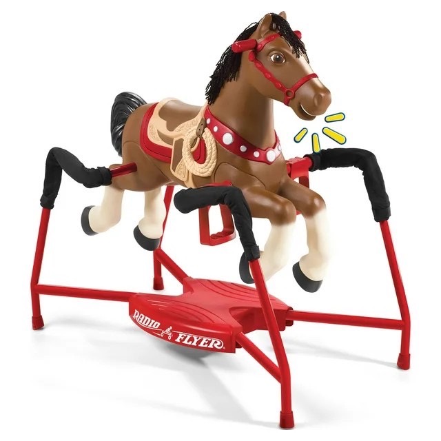 นำเข้า US Radio Flyer, Blaze Interactive Spring Horse, Ride-on with Sounds for Boys and Girls - ราคา 9,500 บาท