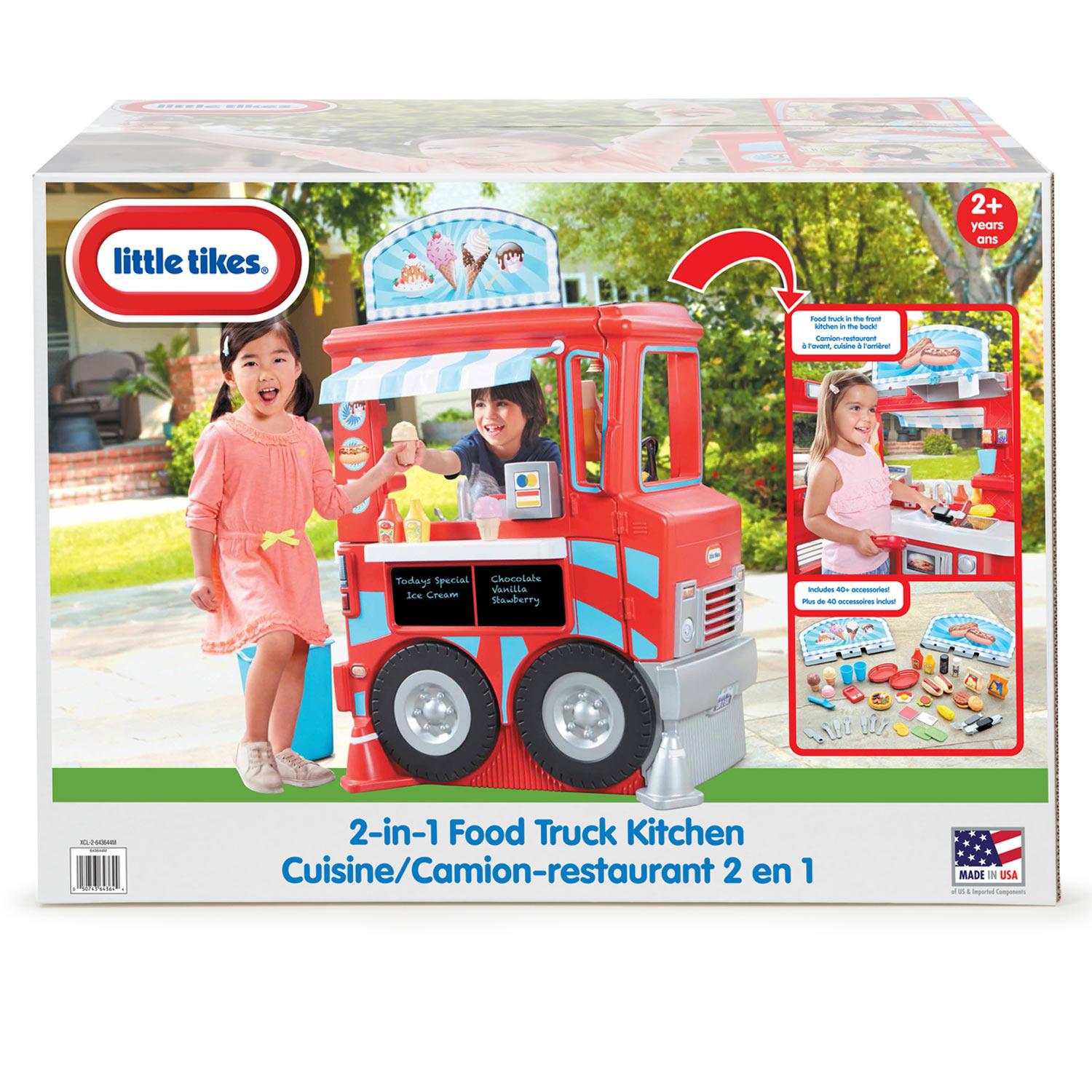 พร้อมส่ง! รถขายอาหารฟู๊ดทรัค 2in1 จาก Little Tikes 2-in-1 Food Truck ราคา 7,590 บาท
