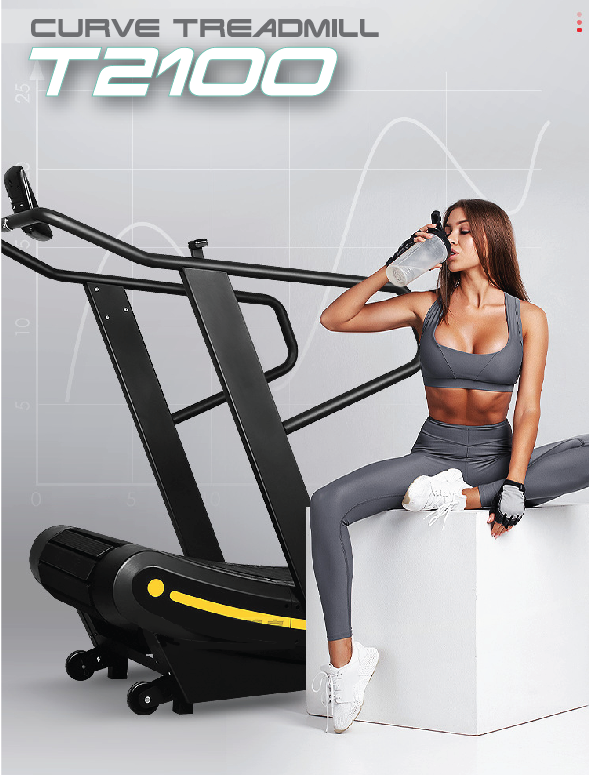 ลู่วิ่งไม่ใช้ไฟฟ้า ลู่วิ่งไม่มีมอเตอร์ ลู่วิ่งNon Motor ลู่วิ่งโค้ง