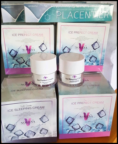 ครีมน้ำแข็ง ไอซ์ เพอร์เฟค ครีม Ice perfect cream By Novena (ครีมกลางวัน)