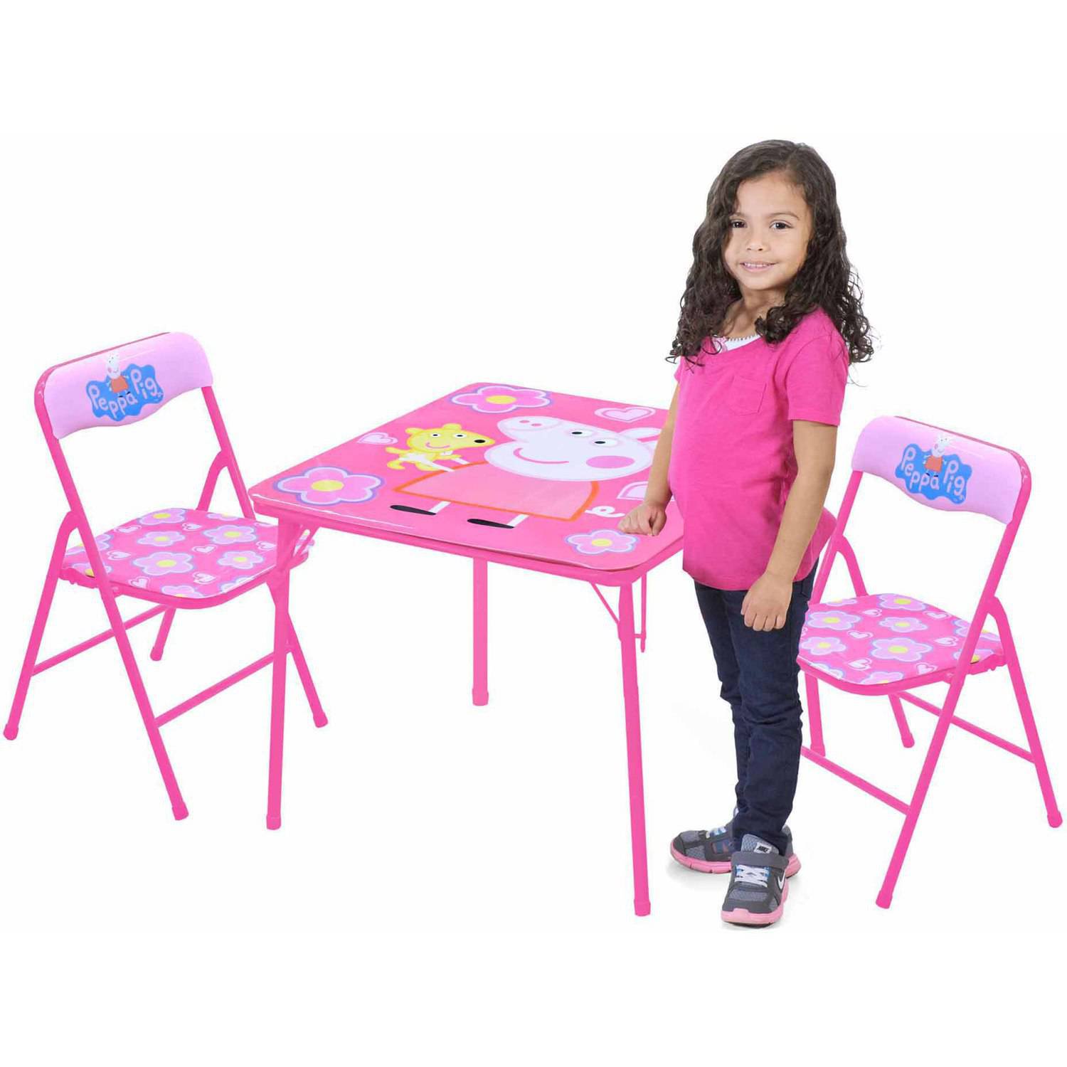 ชุดโต๊ะเขียนหนังสือ เปปป้า พิก papa pig 3 Piece Table and Chair Set