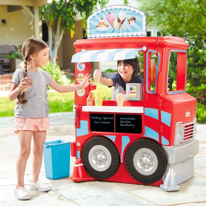 พร้อมส่ง! รถขายอาหารฟู๊ดทรัค 2in1 จาก Little Tikes 2-in-1 Food Truck ราคา 7,590 บาท