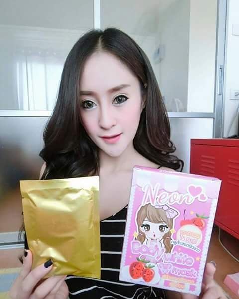กลูต้าพอกผิวขาว Body white mask By Neon สปาฟอกผิวเร่งด่วน