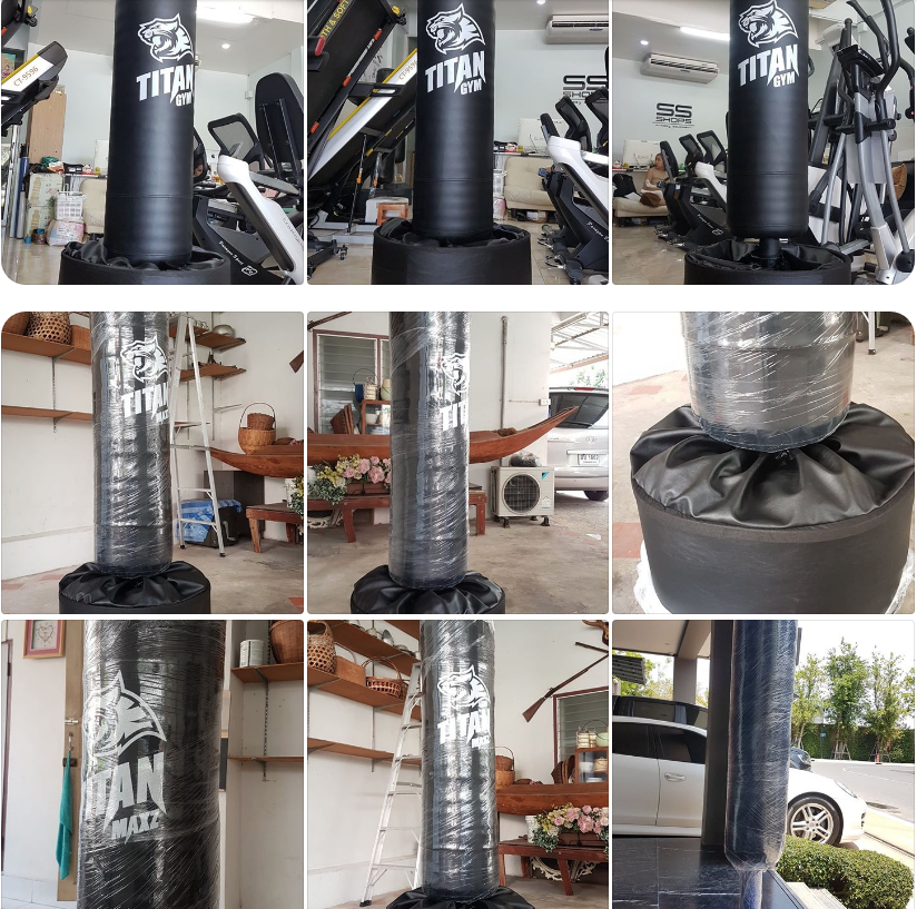 กระสอบทรายตั้งพื้นรุ่น TitanFit วางได้ทุกพื้นผิว