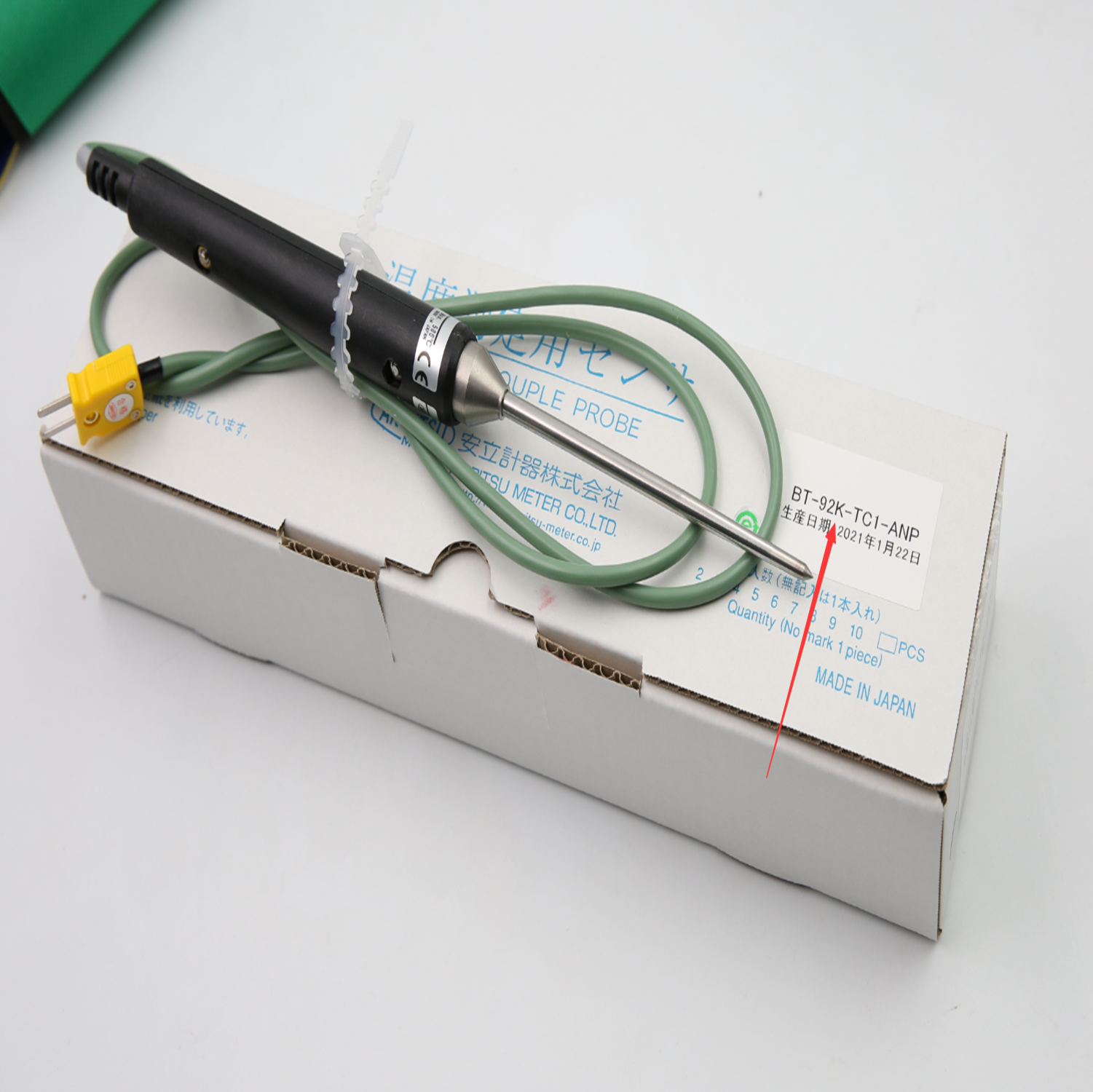 Anritsu รุ่นBT-22K-TC1-ANP(ConnectorแบบANP)โพรบวัดอุณหภูมิNeedle Type Probes,Temp.range:-200～210°C,Cable L=1.0m.