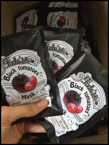 ฟินลาเซ่ มาร์คมะเขือเทศดำ Finla’se Black tomatoes Mask