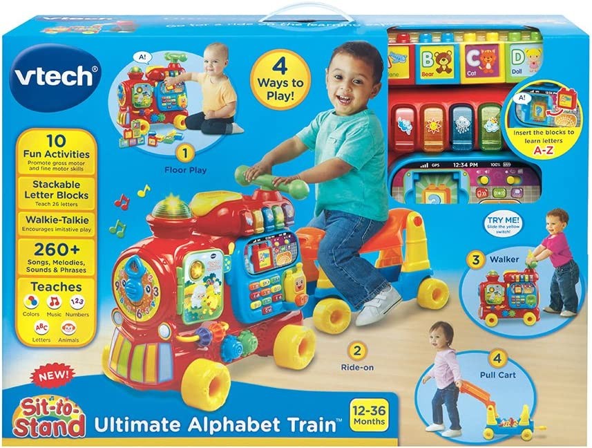 ของแท้ รถไฟ VTech Sit-to-Stand Ultimate Alphabet Train รุ่นใหม่ล่าสุด สินค้ายอดฮิตท๊อปรีวิว