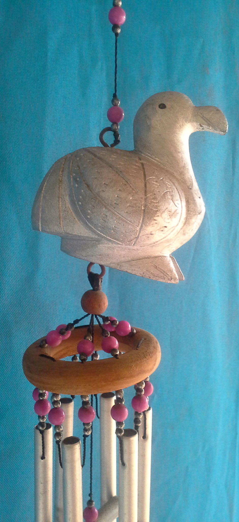 โมบายนกคุ้มสีเงิน ส่งฟรี