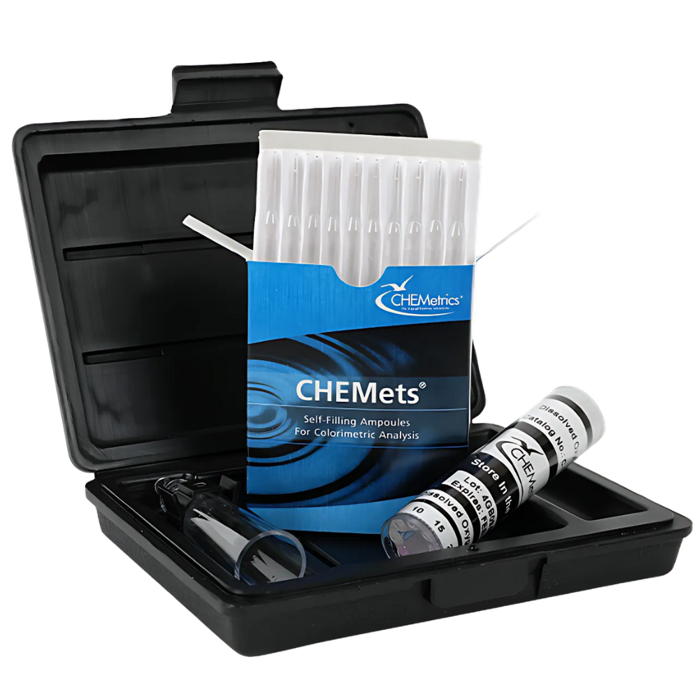 CHEMetrics รหัส K-7540 ชุดทดสอบสำหรับอ๊อกซิเจนในน้ำ,Dissolved oxygen(DO)meter test kit,meas.range:0～40ppb.