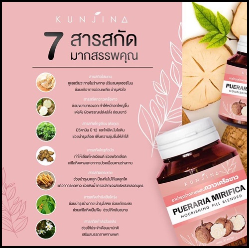 กันต์จิน่า สมุนไพรกวาวเครือขาว KUNJINA