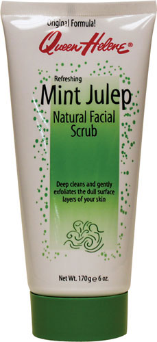 ลด 23 % QUEEN HELENE :: Mint Julep Natural Facial Scrub สครับทำความสะอาดล้ำลึก ขจัดสิ่งอุตตันรูขุมขน
