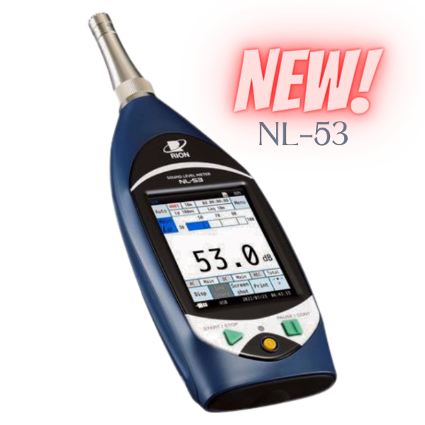 Rion รุ่น NL-53 เครื่องวิเคราะห์เสียงมาตรฐาน,Sound level meter,JIS C-1516:2020 Class1,frequency range:10Hz～20kHz.