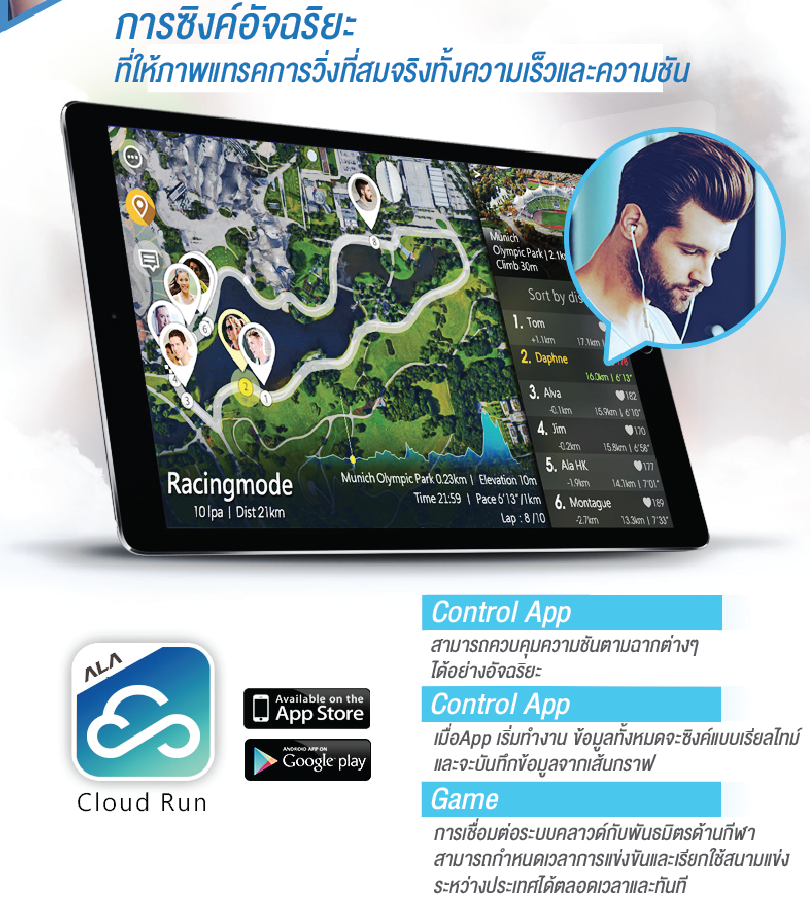 ลู่วิ่งไฟฟ้า Alatech / Attacus AT500 (Taiwan)