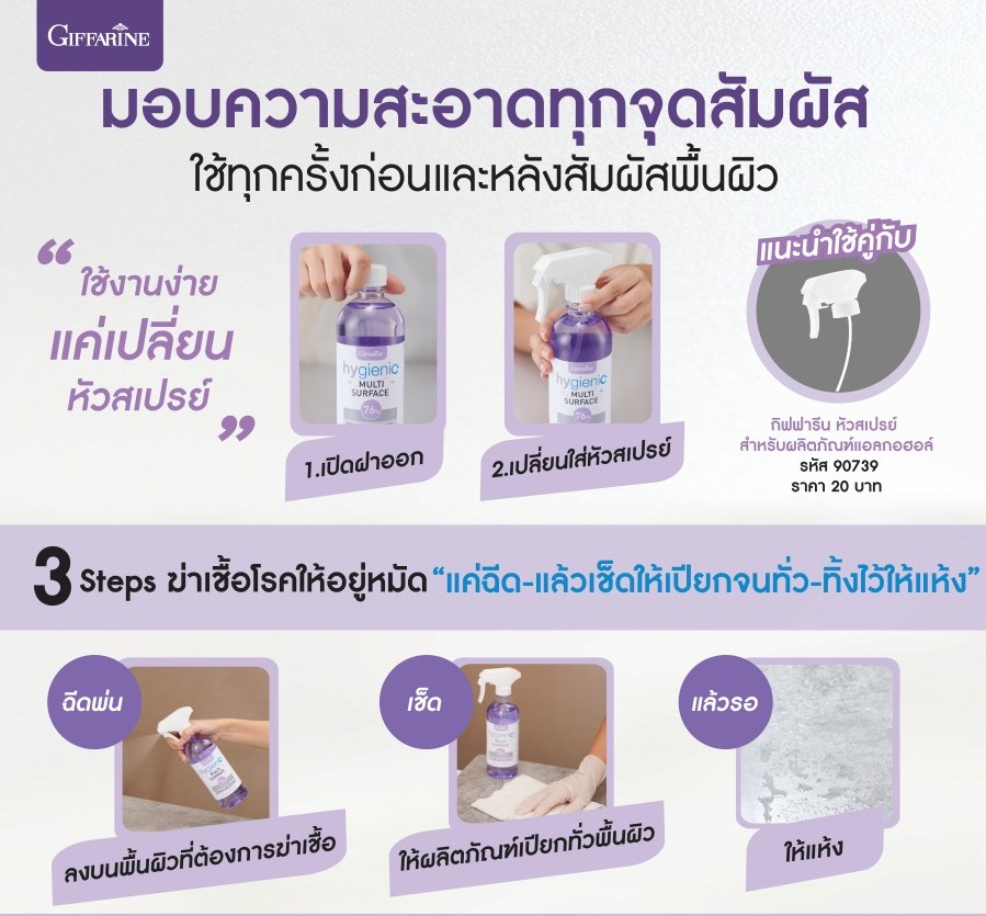 กิฟฟารีน ไฮจีนิค มัลติ เซอร์เฟส