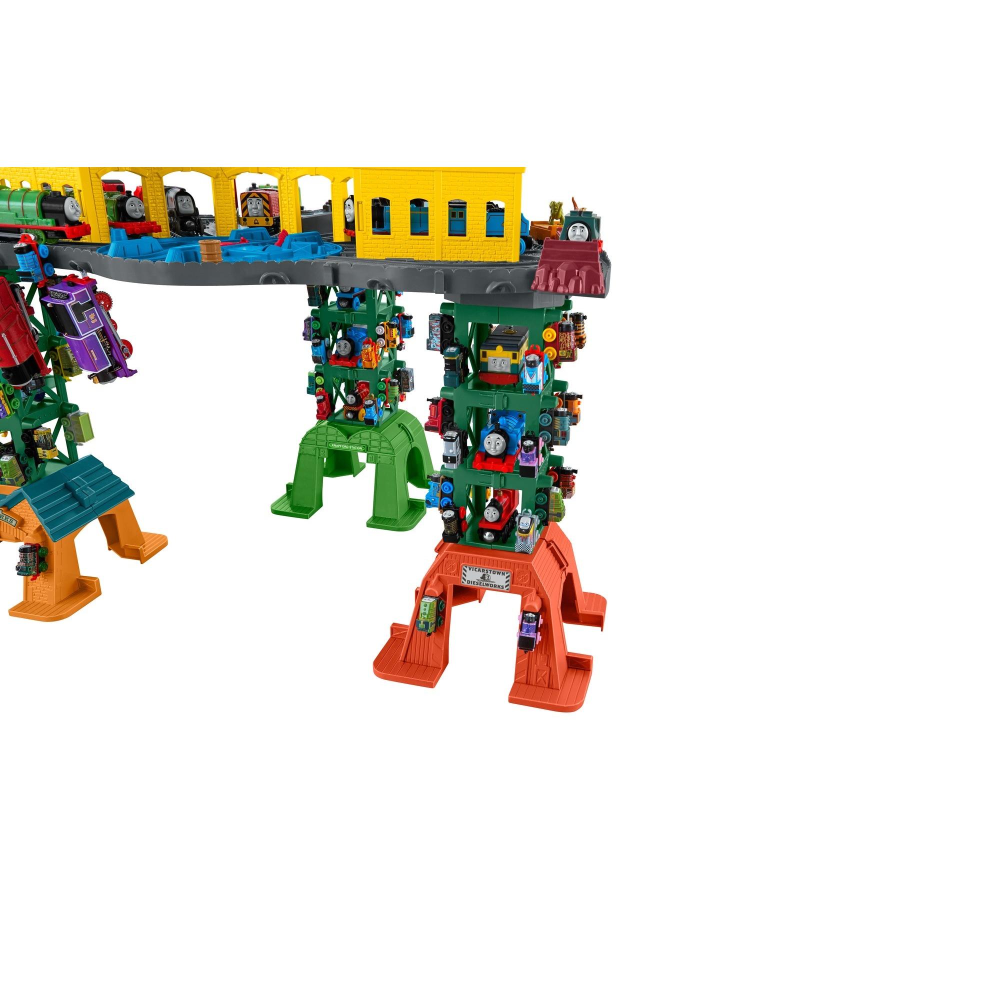 ชุดควบคุมสถานีรถไฟโทมัส Thomas & Friends Super Station Railway Train Track Set