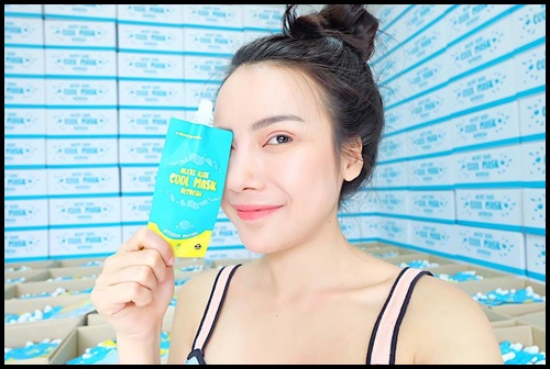 คูลมาส์ก มาส์กหน้าสูตรเย็น Alert Kiss Cool Mask Refresh