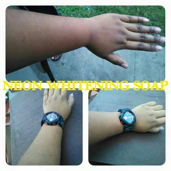 สบู่ผิวขาวนีออน (NEON WHITENING SOAP)