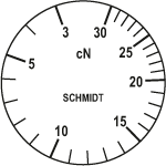 Hans-Schmidt รุ่นZF2-30เครื่องวัดค่าความตึงสำหรับเส้นลวด,Tension Meter,Tension range:3～30cN