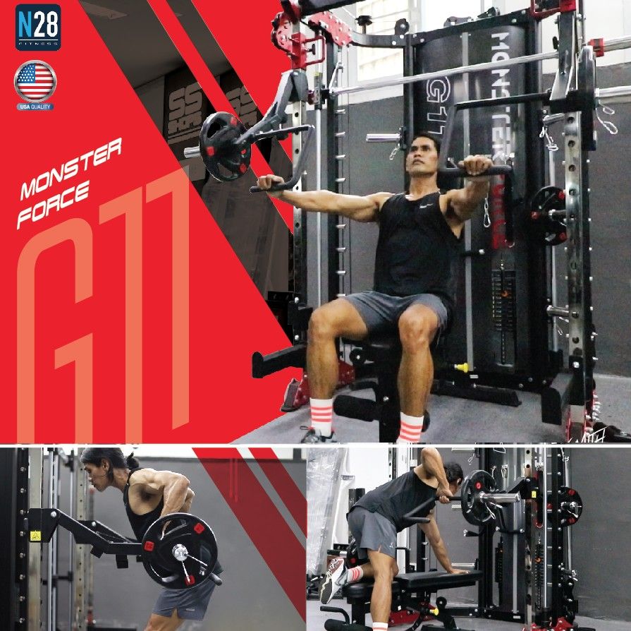 Jammer Arms แจมเมอร์ อาร์ม อุปกรณ์เสริมใช้กับ Smith Machine MONSTER FORCE G11 สมิทแมชชีนG11