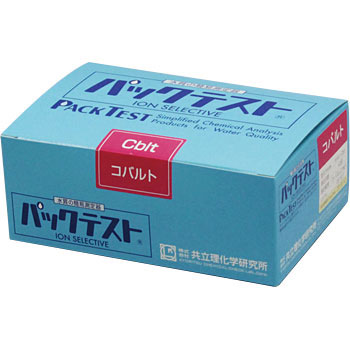 Kyoritsu รหัสสินค้าWAK-Cbltชุดทดสอบคุณภาพน้ำโคบอลต์,Packtest Cobalt,Meas.range: Quantity(40pcs./box)