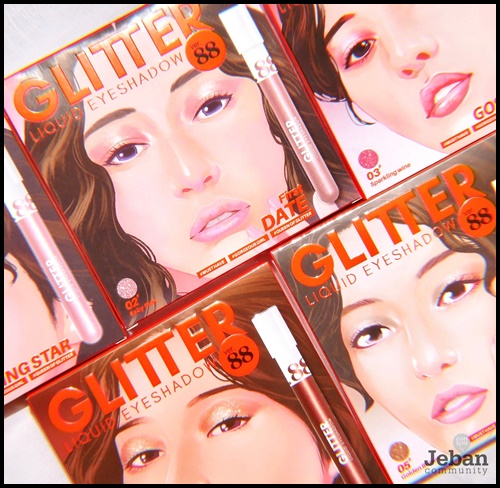 Ver.88 Glitter Liquid Eyeshadow อายแชโดว์แบบลิควิดเนื้อมุก