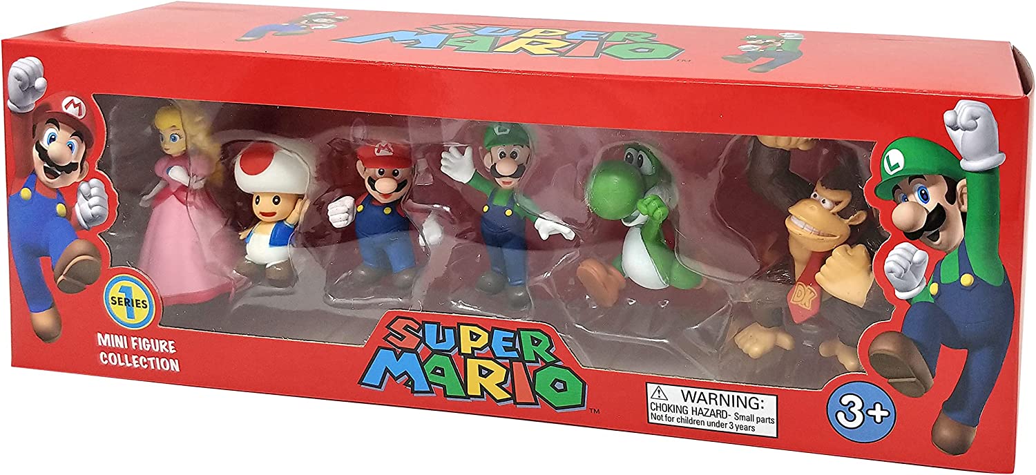 Super Mario Cake Toppers และ Action Figures (ชุดลิมิเต็ดอิดิชั่น 6 ชิ้น) ราคา 990.-บาท