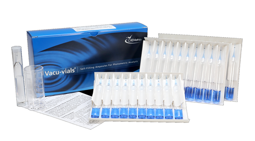 CHEMets รหัสสินค้าK-7433ชุดทดสอบและอ่านค่าโอโซนสำหรับน้ำ,Ozone Test Kit,Meas.range:0～0.75ppm