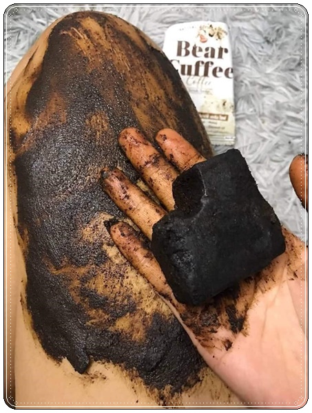 สบู่แบร์คัฟฟี่สครับ Bear Cuffee Coffee Scrub Soap สบู่สครับกาแฟ