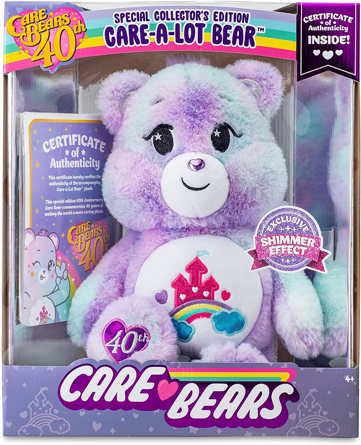 ตุ๊กตาแคร์แบร์ รุ่น 40ปี Care Bears Care-A-lot นำเข้าอเมริกาแท้ ราคา 3,990 บาท