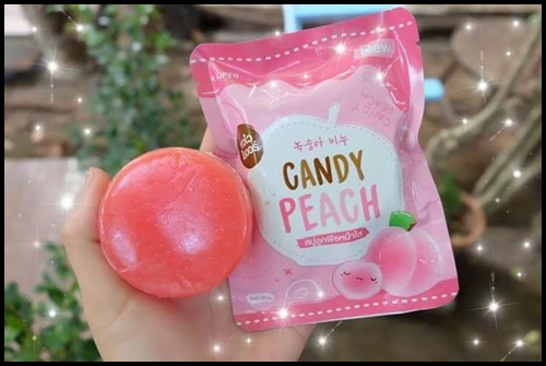 สบู่ลูกพีชหน้าใส แคนดี้พีช Candy Peach