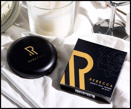 ใหม่ แป้งรีเบคก้าตลับดำ New packaging Rebecca Smooth Silky Powder