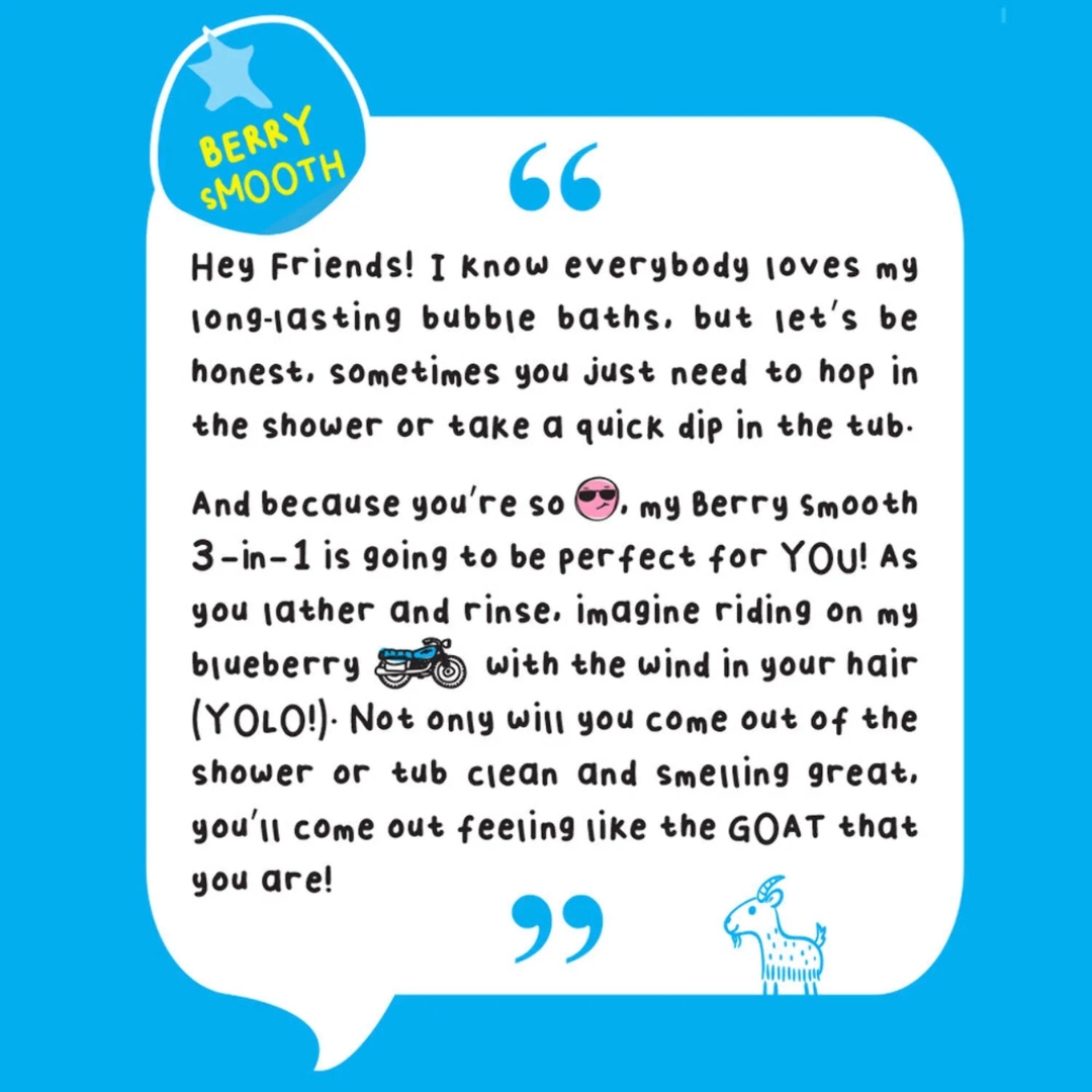 นำเข้า 🇺🇸 ✨ ครบจบในขวดเดียว🫧Mr. Bubble 3-in-1 Berry Smooth อาบแล้วผมนุ่ม ตัวหอม สะอาดสดชื่น ราคา 690 บาท / ขวด