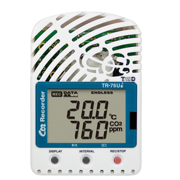 T&D รุ่นTR-76Ui-S CO2/Temperature/Humidity Data Logger