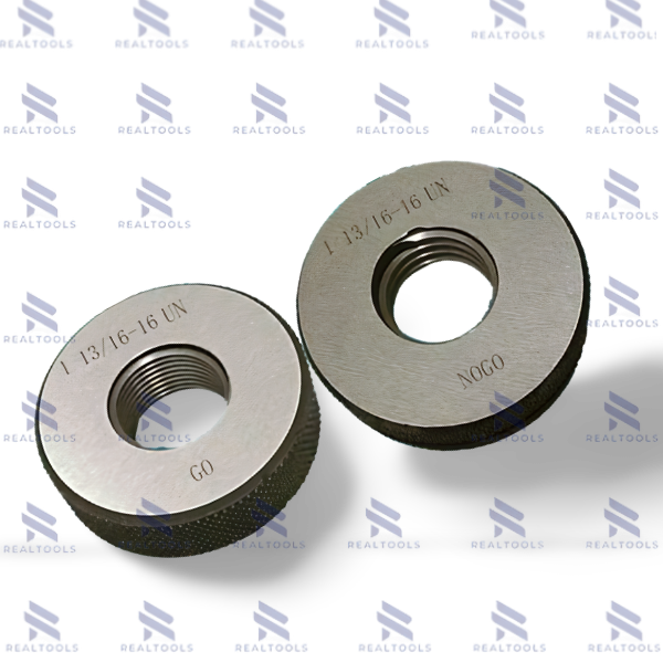 UN 1-1/2-8-2Aเกจวัดเกลียวนอกชนิดยูนิไฟน์,Unified Screw Thread ring Gauge,Go-NoGo,,w/handle.