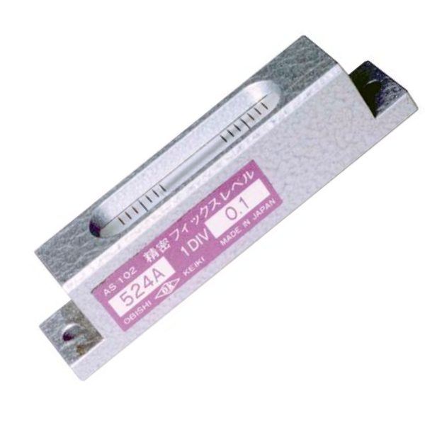 Obishi Keiki รหัส 524D-AS401 อุปกรณ์วัดระดับแบบยึดอยู่กับที่และมีความละเอียดสูง,Precision fix level,sensitivity:0.02mm/m.
