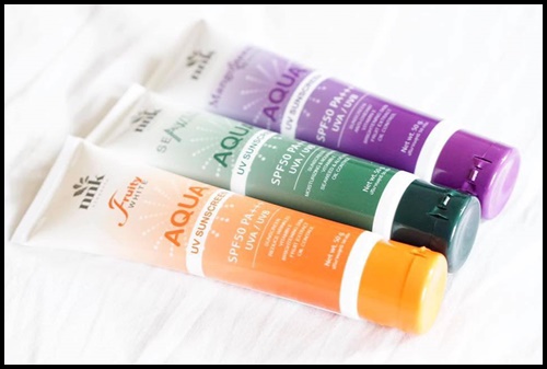 กันแดดน้องนะคะ สำหรับผิวหน้า NNK NONGNAKA UV Sunscreen AQUA สูตรน้ำแร่