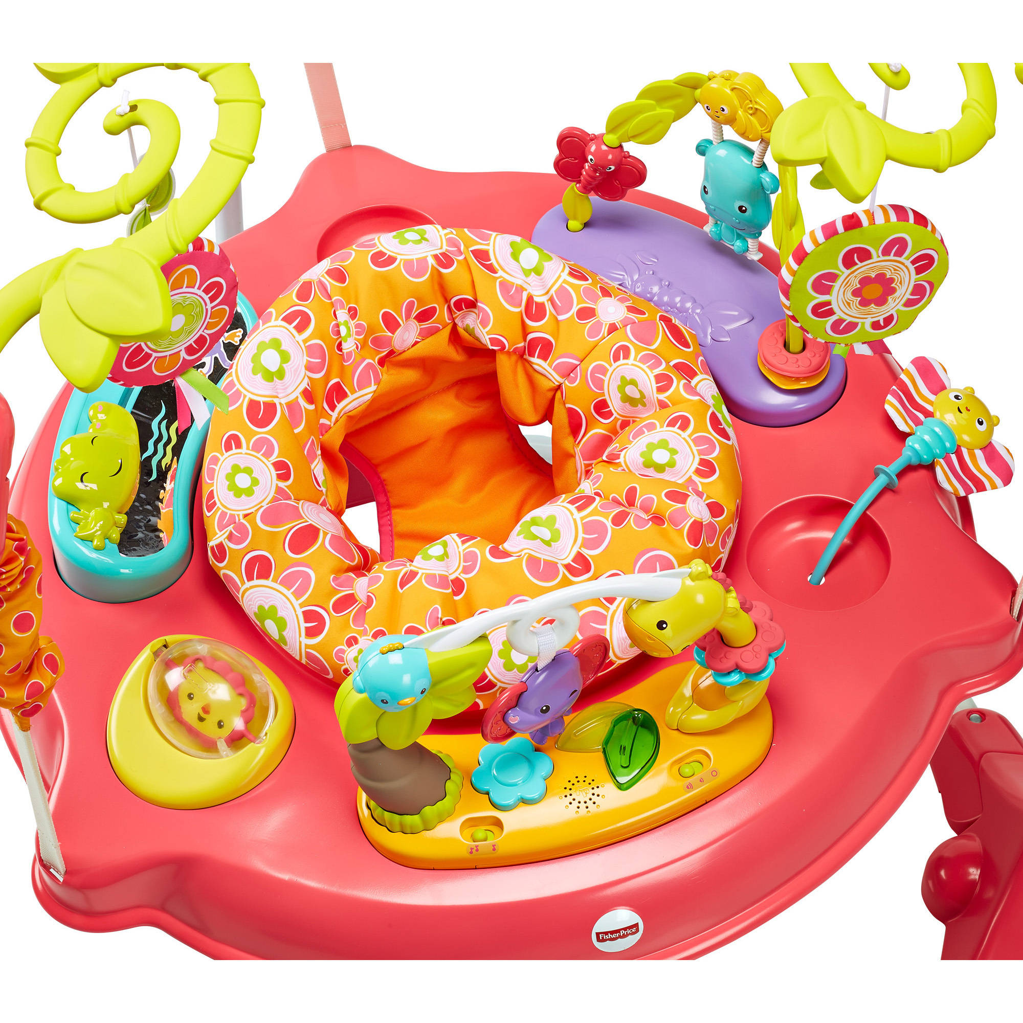 Fisher Price Pink Petals Jumperoo จั้มเปอร์ รุ่นใหม่ พับเก็บได้ ของเล่นเด็ก ของเล่นเสริมพัฒนาการ ของเล่นเสริมทักษะ ยอดฮิตที่ทุกๆบ้านต้องมี