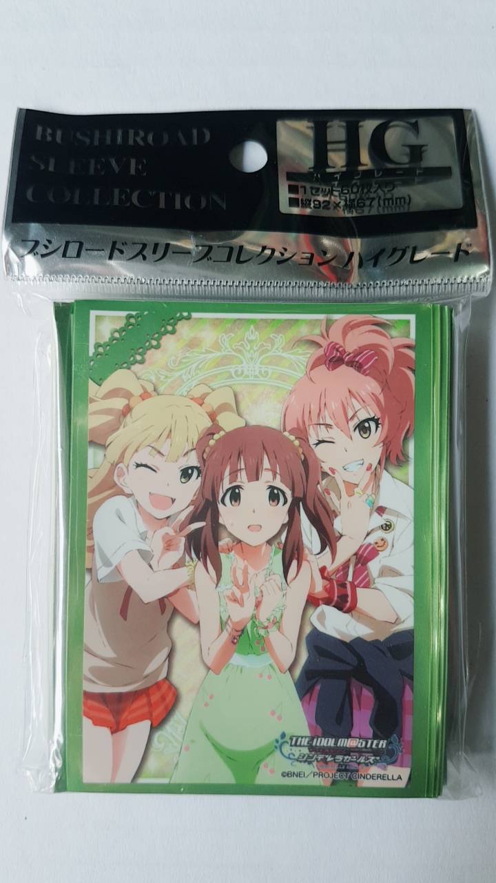 ซองใส่การ์ด สลีฟ Bushiroad Sleeve HG Vol.920 - THE IDOLM@STER Cinderella Girls [Rika & Chieri & Mika]