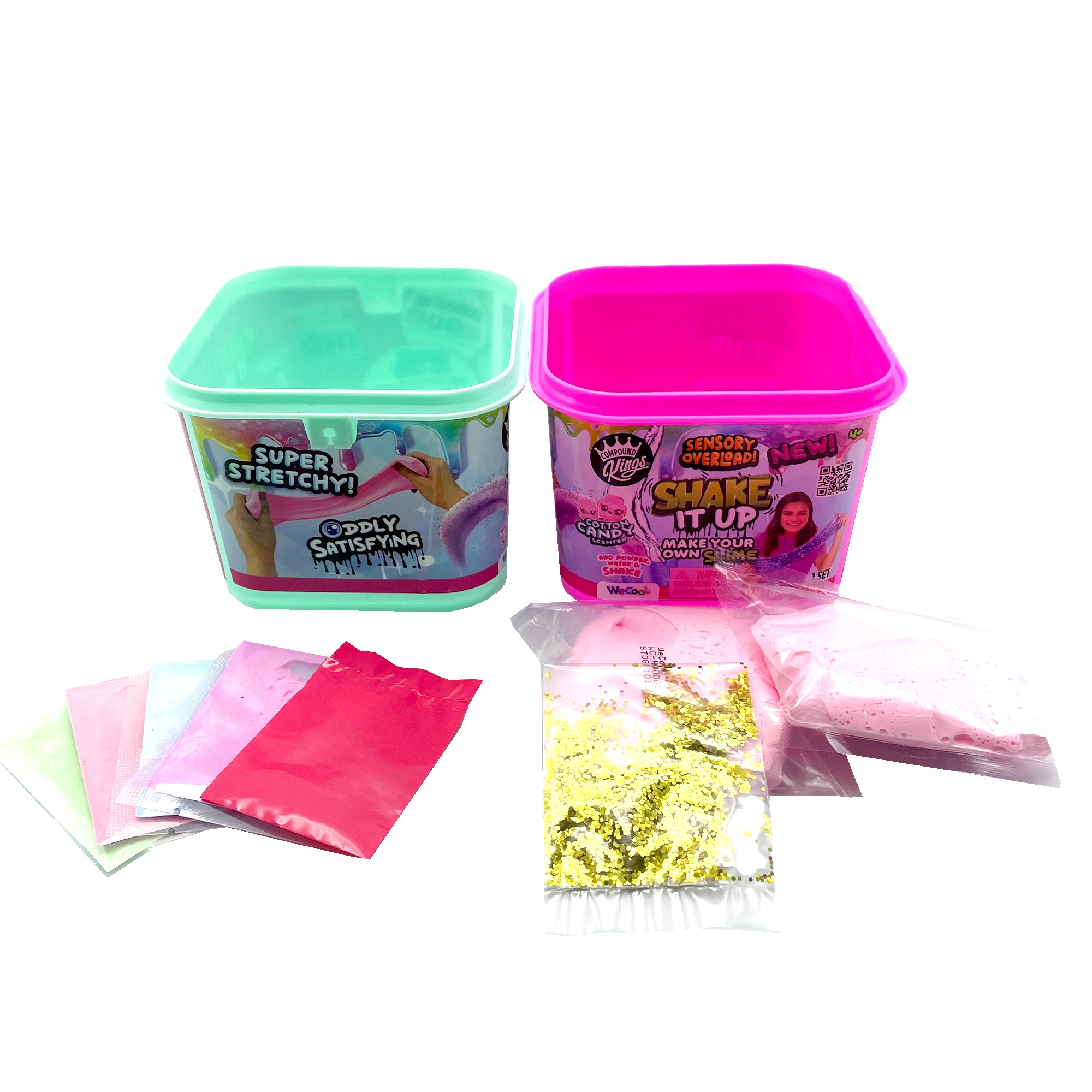สไลม์ 2 แพ็ค กลิ่นหอมบัตเตอร์หลากสี รวมประสาทสัมผัสเกินพิกัด Shake it up DIY slime 2 pack ราคา 590.- บาท